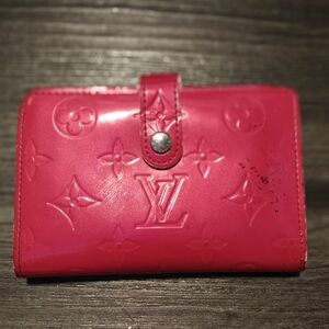 Louis Vuitton Vernis French Purse Wallet Rose Pop